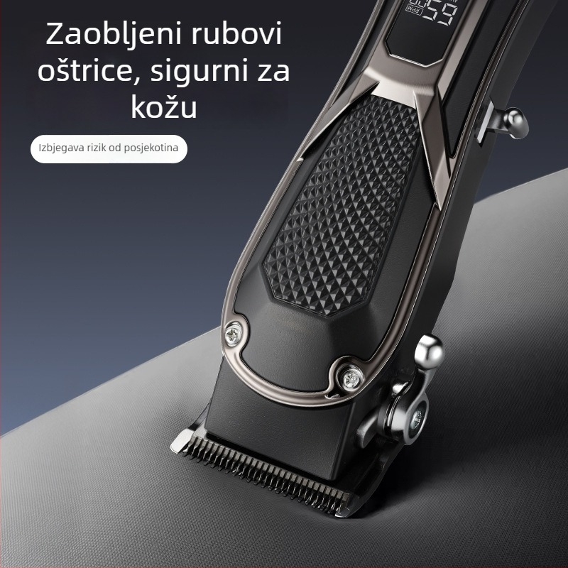 Zhimei međunarodni električni set za šišanje kose s četiri postavke, dugotrajna baterija, profesionalni salon visokih snaga