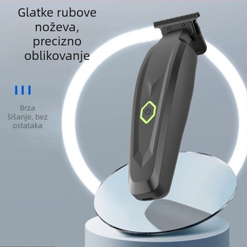 Ugravirana mašina za šišanje kose s brushless motorom, keramičke oštrice, AC napajanje, nije vodootporna