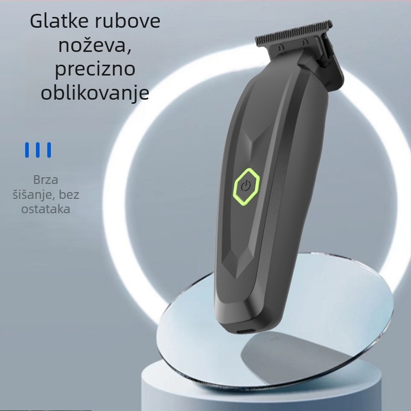 Ugravirana mašina za šišanje kose s brushless motorom, keramičke oštrice, AC napajanje, nije vodootporna