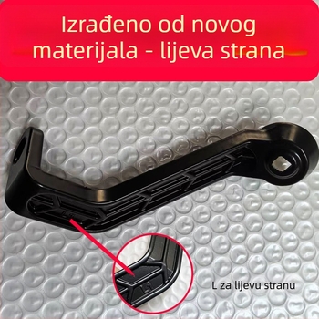 Desni bočni držač za mobitel za električna vozila — aluminijska legura, fiksna baza, navigacijski držač, ojačani rod retrovizora