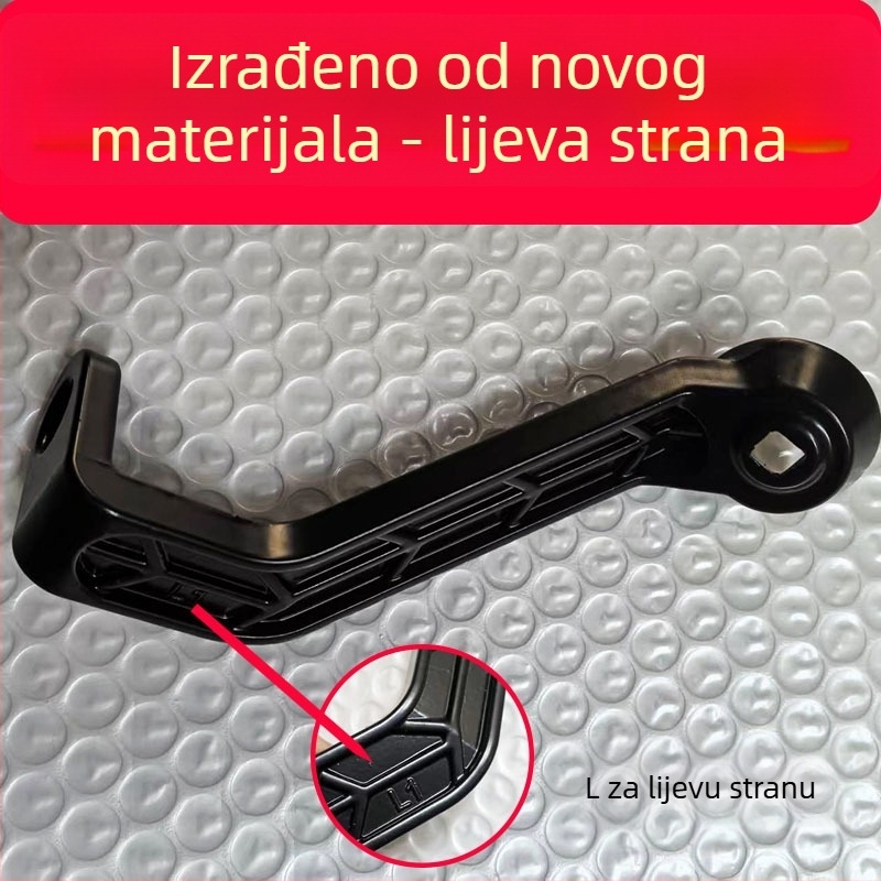 Desni bočni držač za mobitel za električna vozila — aluminijska legura, fiksna baza, navigacijski držač, ojačani rod retrovizora