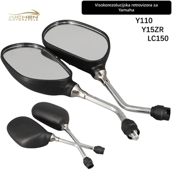 Zadnje ogledalo za motocikl – kvadratno, model JZ005-YMH Y110