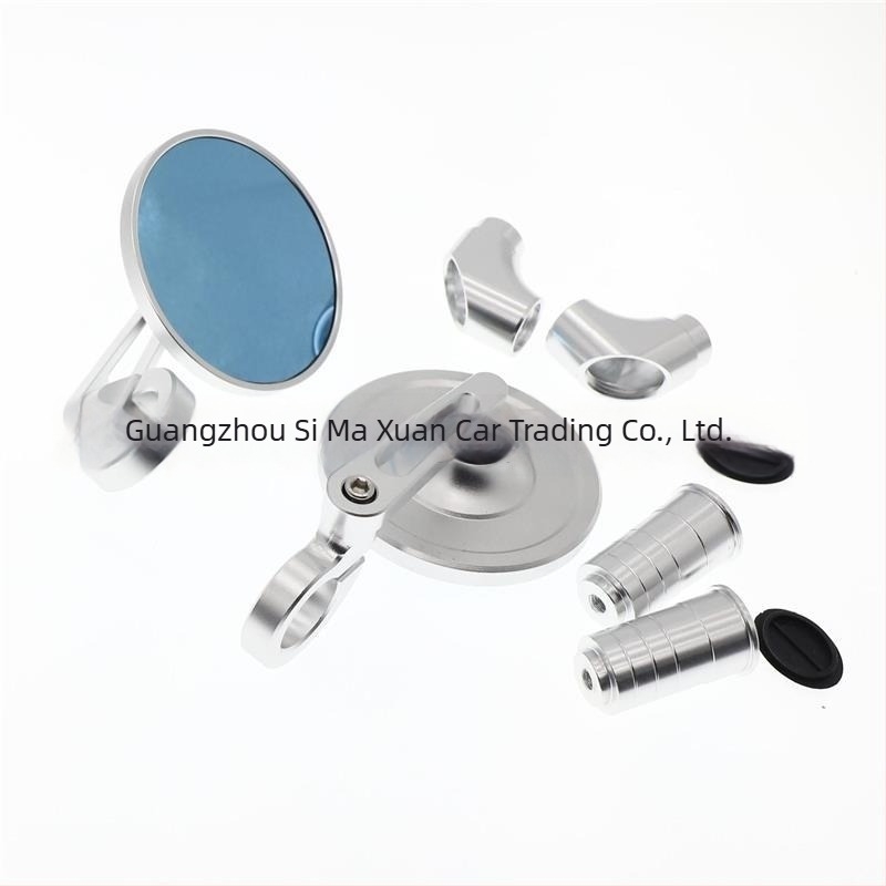 Motociklističko retrovizor - okrugli, aluminijski, univerzalni za motocikle, prednji i stražnji montaža