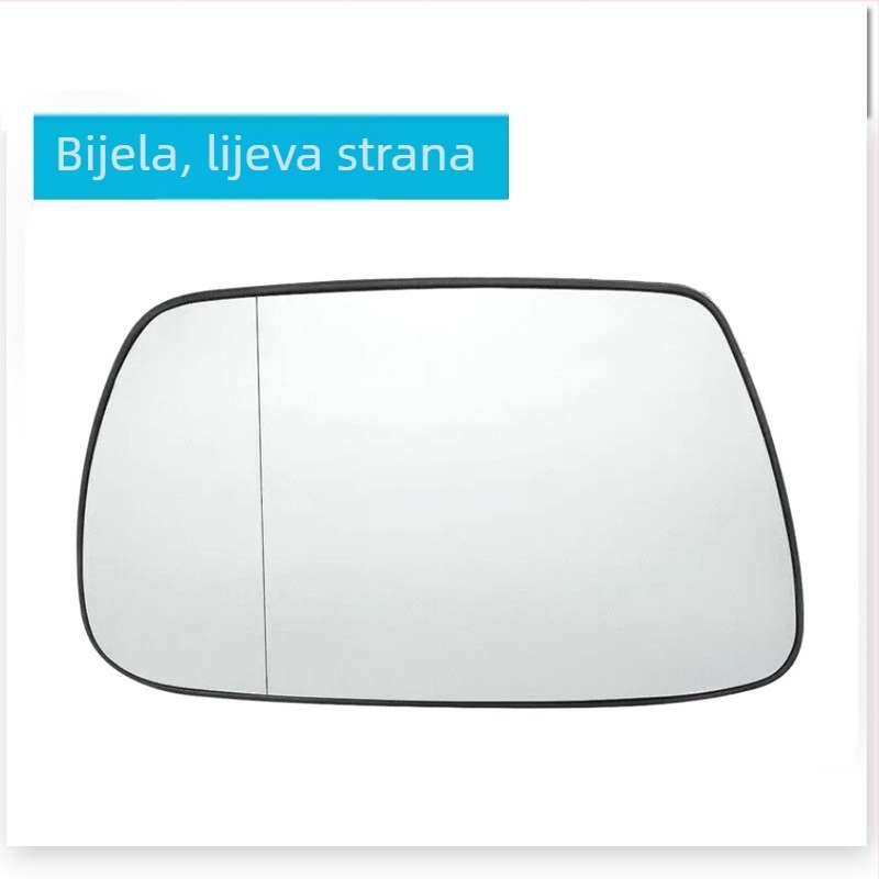 Staklo vanjskog retrovizora za Jeep Grand Cherokee 05-10 – ravno ogledalo, broj dijela 5142873AA 5142872AA