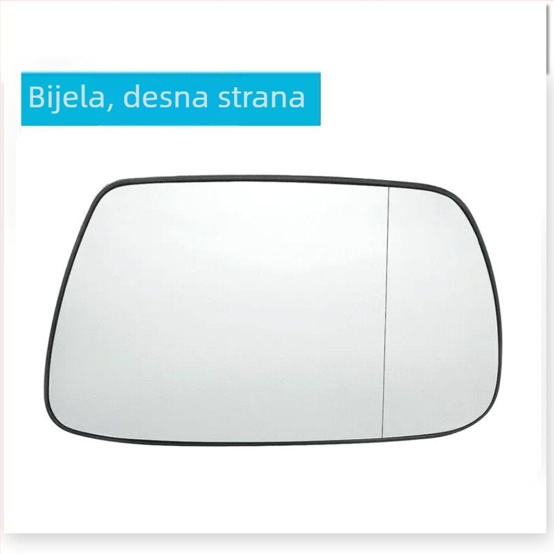 Staklo vanjskog retrovizora za Jeep Grand Cherokee 05-10 – ravno ogledalo, broj dijela 5142873AA 5142872AA