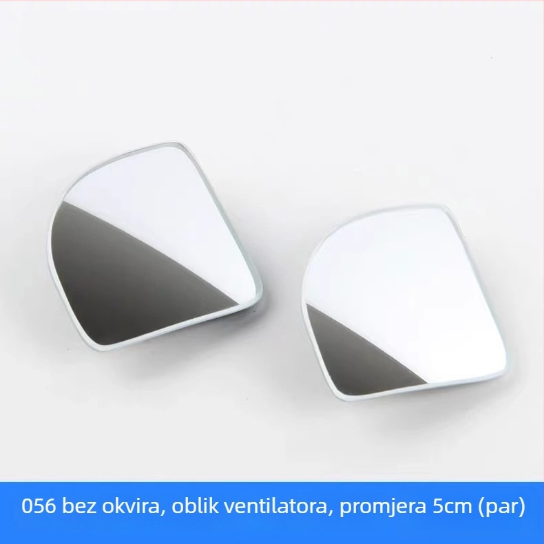 Turadze stražnji retrovizor, kompaktni kružni oblik za automobil, 360° refleksija za vožnju unatrag, zrcalo visoke razlučivosti