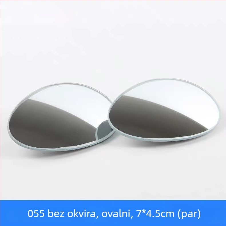 Turadze stražnji retrovizor, kompaktni kružni oblik za automobil, 360° refleksija za vožnju unatrag, zrcalo visoke razlučivosti