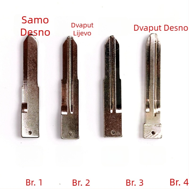 Kućište ključa za automobil Suzuki Swift/ Ignis – model B-209, 2 ključa, bez daljinskog upravljanja, kućište od inženjerskih plastika, ključna oštrica od mesinga