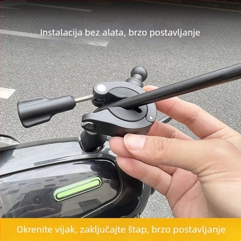 Držač za telefon za električna vozila s kompatibilnošću s retrovizorom i navigacijskim stalkom; Materijal: svila cvijeta; Kategorija: Ostalo; Napon: Ostalo