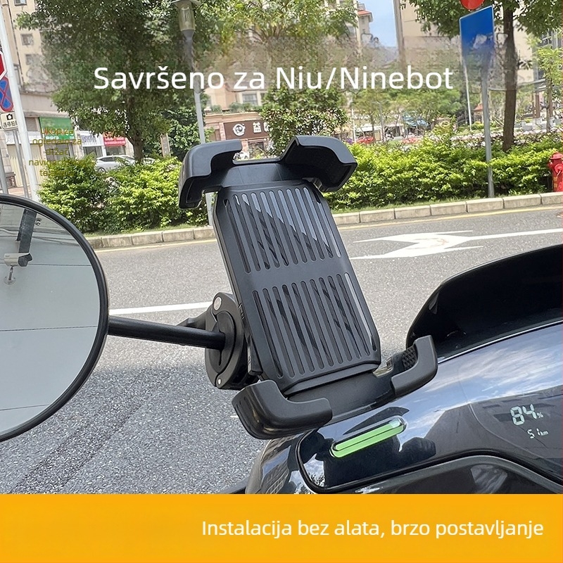 Držač za telefon za električna vozila s kompatibilnošću s retrovizorom i navigacijskim stalkom; Materijal: svila cvijeta; Kategorija: Ostalo; Napon: Ostalo