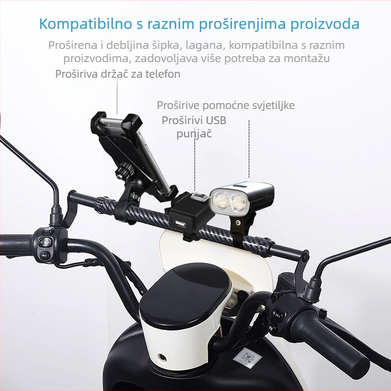 Držač balans štapa motocikla, prečki križnog štapa, produženi pedal i retrovizor – dodatak za modifikaciju električnog bicikla • Kategorija: 1 • Materijal: Drugo • Napon: Drugo • Marka: Drugo