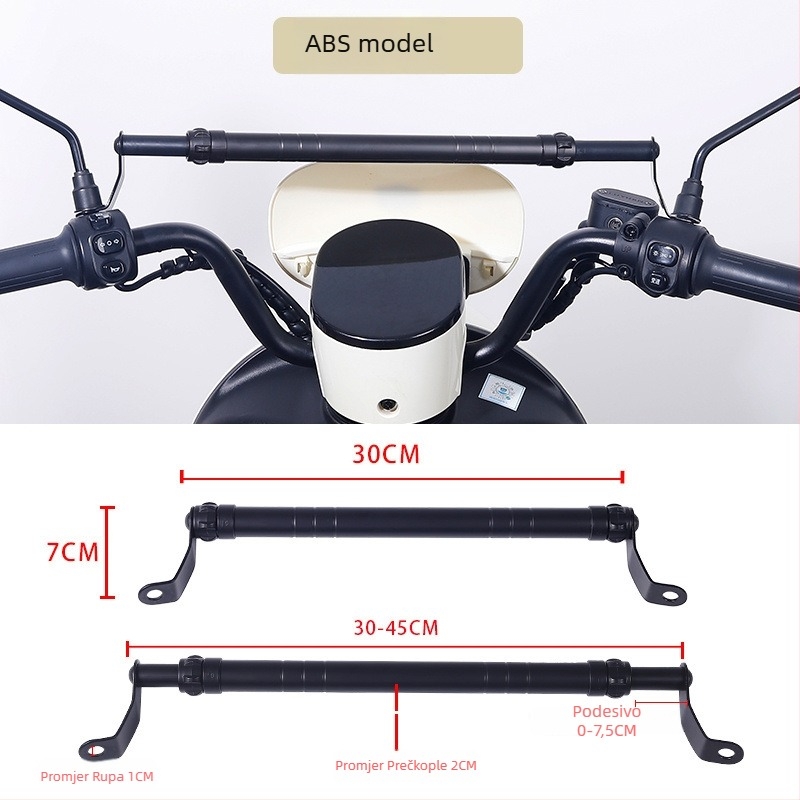 Držač balans štapa motocikla, prečki križnog štapa, produženi pedal i retrovizor – dodatak za modifikaciju električnog bicikla • Kategorija: 1 • Materijal: Drugo • Napon: Drugo • Marka: Drugo