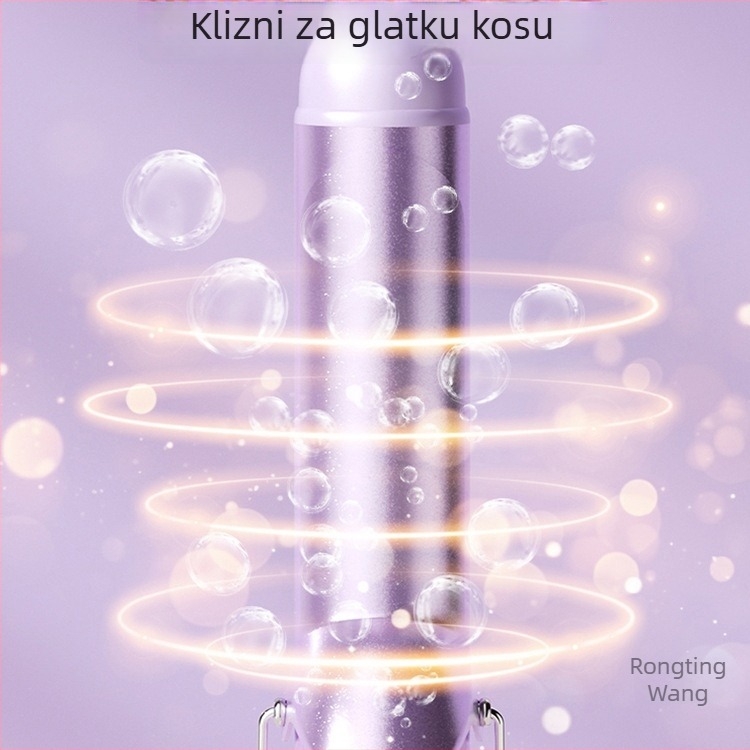 Tri u jedan uvijač za mokru i suhu kosu: keramički cilindar, negativni ioni, zaštita od opeklina i automatsko isključivanje — 40 W