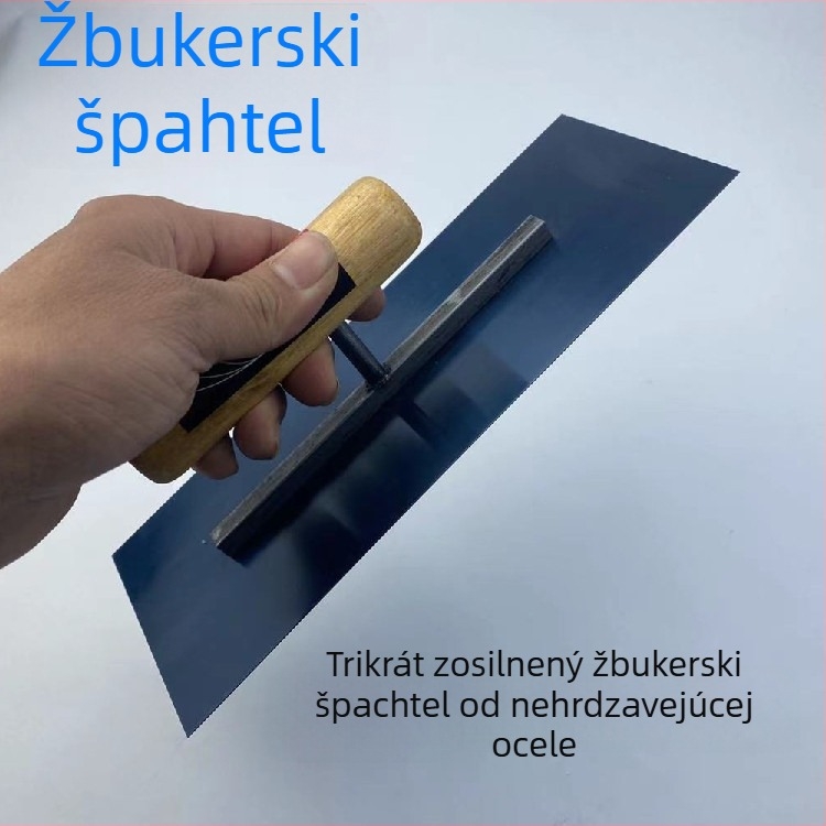 Špatula za žbukanje od nehrđajućeg čelika za gletanje i izravnavanje morta (diatomitna mort)