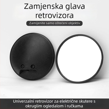 Leća za retrovizor električnih vozila – univerzalna kružna retrorefleksivna leća