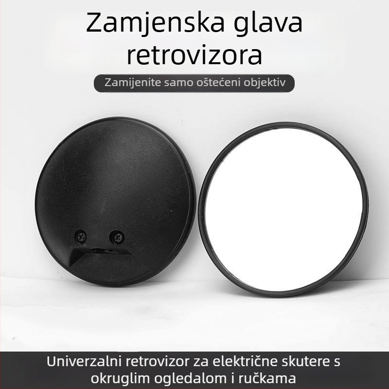 Leća za retrovizor električnih vozila – univerzalna kružna retrorefleksivna leća