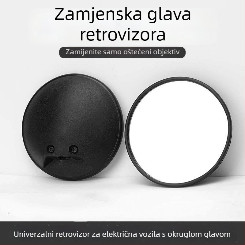 Leća za retrovizor električnih vozila – univerzalna kružna retrorefleksivna leća