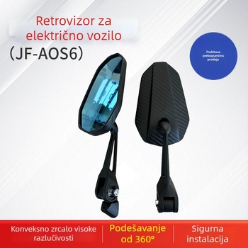Univerzalni retrovizor za motocikle i električna vozila, kvadratnog oblika, model A0S9