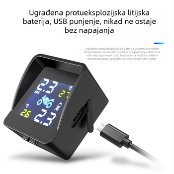M68 Bežični TPMS za dvotočkaški motocikl – visoko precizan sustav praćenja tlaka s Bluetoothom i digitalnim zaslonom