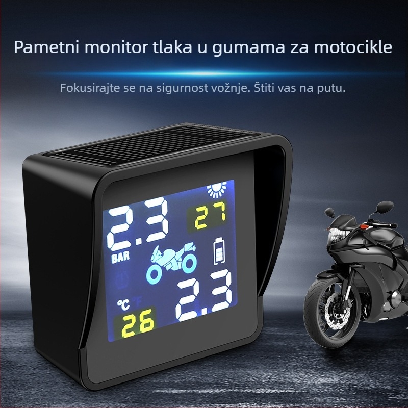 M68 Bežični TPMS za dvotočkaški motocikl – visoko precizan sustav praćenja tlaka s Bluetoothom i digitalnim zaslonom