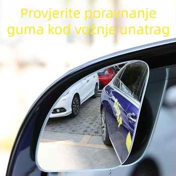 Pribor za retrovizor s kružnim ogledalom u obliku ventilatora, HD jasnoća, 360° široki kut gledanja, pomoć pri mrtvim kutovima