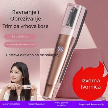 2-in-1 punjački uređaj za kosu za razdvojene vrhove, s odvojivom, perivom oštricom