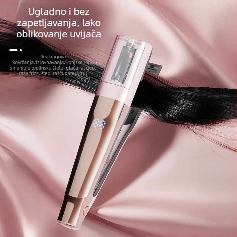 2-in-1 punjački uređaj za kosu za razdvojene vrhove, s odvojivom, perivom oštricom