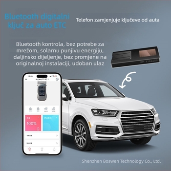 Solaret digitalni automobil ključ s upravljanjem putem pametnog telefona, univerzalna kompatibilnost, ABS kućište, originalni auto čip, daljinsko upravljanje