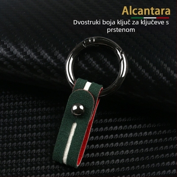 LIKE BIAO Kljucni lanac za auto od velura, s karabinom, univerzalna upotreba, prilagodljivo