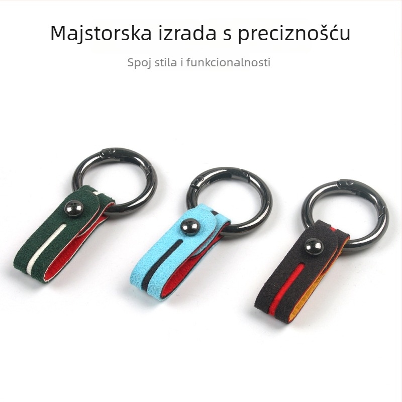 LIKE BIAO Kljucni lanac za auto od velura, s karabinom, univerzalna upotreba, prilagodljivo