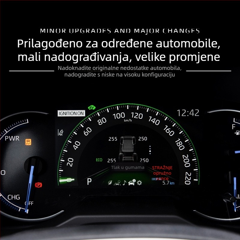 TPMS zaslon za Toyota RAV4, Harrier, Levin, Corolla i Camry