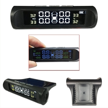 TPMS sustav praćenja tlaka u gumama, bežični solarni monitor, vanjski detektor tlaka