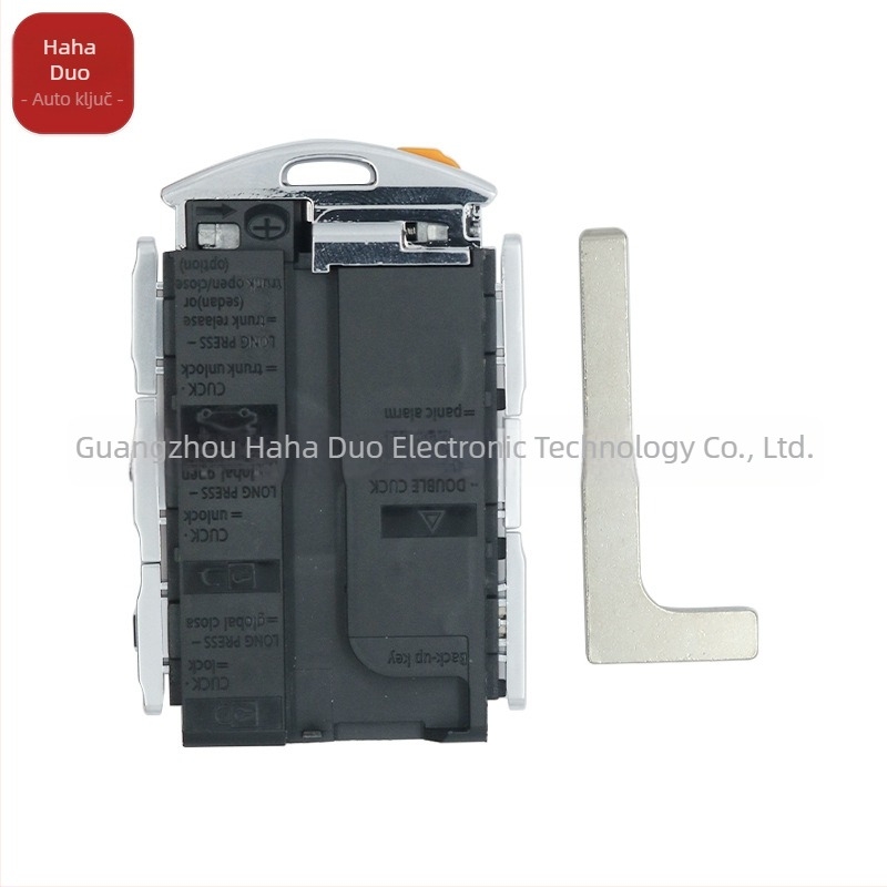 Kućište daljinskog ključa Volvo — ABS + mesing, kompatibilno XC90, S90, XC60, 580; težina 44 g