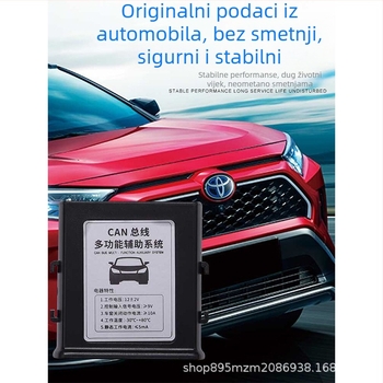TPMS sustav za RAV4 – izvorni zaslon vozila, digitalni prikaz, kompatibilnost s 24 modela, RV modifikacija