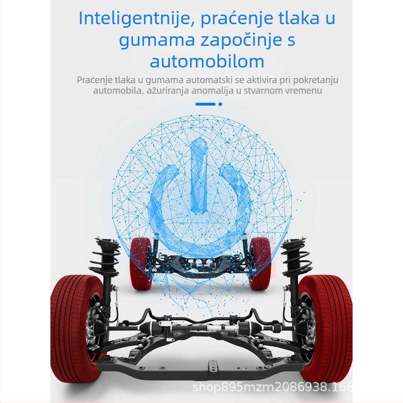 TPMS sustav za RAV4 – izvorni zaslon vozila, digitalni prikaz, kompatibilnost s 24 modela, RV modifikacija