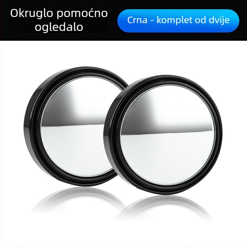 Auto ogledalo za mrtvu točku, 360° okrugli retrovizor, malo okruglo ogledalo za desnu stranu, model 1000101788