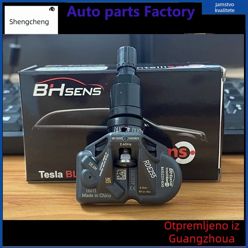 TPMS senzor tlaka u pneumatikama s Bluetoothom za Tesla Model 3, Model X i Model Y — aluminijska legura + plastika, ugrađeno montiranje, mini oblik
