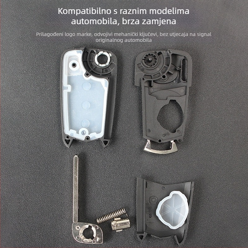 Kućište ključa za Tengyi C30 – plastično kućište, metalni ključ, bez daljinskog upravljača