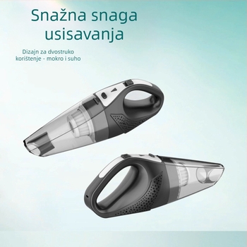 Bežični prijenosni usisavač za uklanjanje dlaka kućnih ljubimaca i grinja, glava četke protiv grinja, mokro i suho korištenje, ugrađena litijska baterija 2001–2500mAh, 120W
