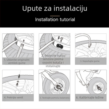 TPMS Bluetooth 5.0 sustav za praćenje tlaka u gumama s prikazom na mobitelu (alat za dijagnostiku kvarova automobila; ugrađeni tlak u gumama; više modela)