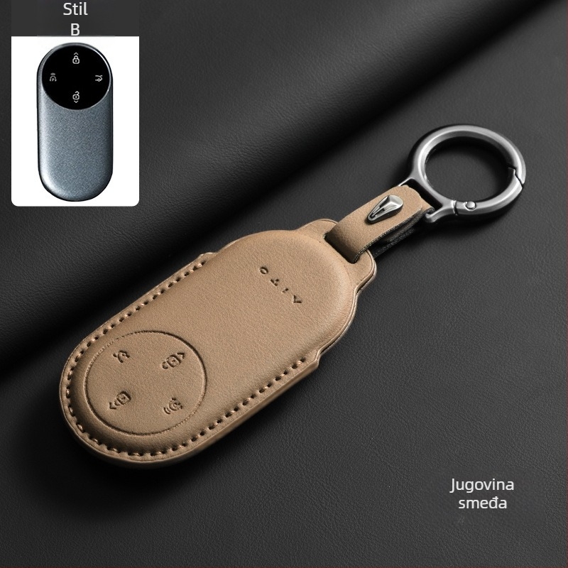 Etui za ključeve Huawei Wenjie M5, M9, S9 i M7 - velur - jednostavan stil - Nancheng