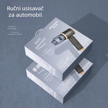 Automobilski usisavač s bežičnim punjenjem, ručni, visoka snaga usisavanja, prijenosni usisavač za unutrašnjost vozila