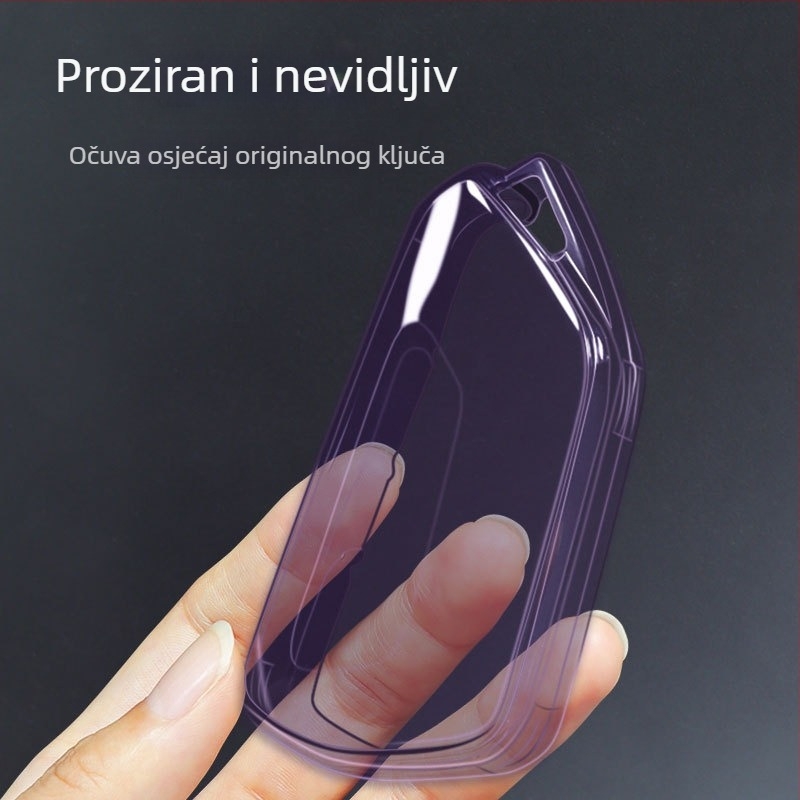 Kućište ključa za Volkswagen Golf 8, model 568, TPU, jednostavan stil