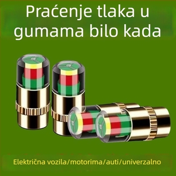 Kapa za nadzor tlaka u gumama - Prijenosna TPMS kapica za ventile (Brand: Powerful Factory)