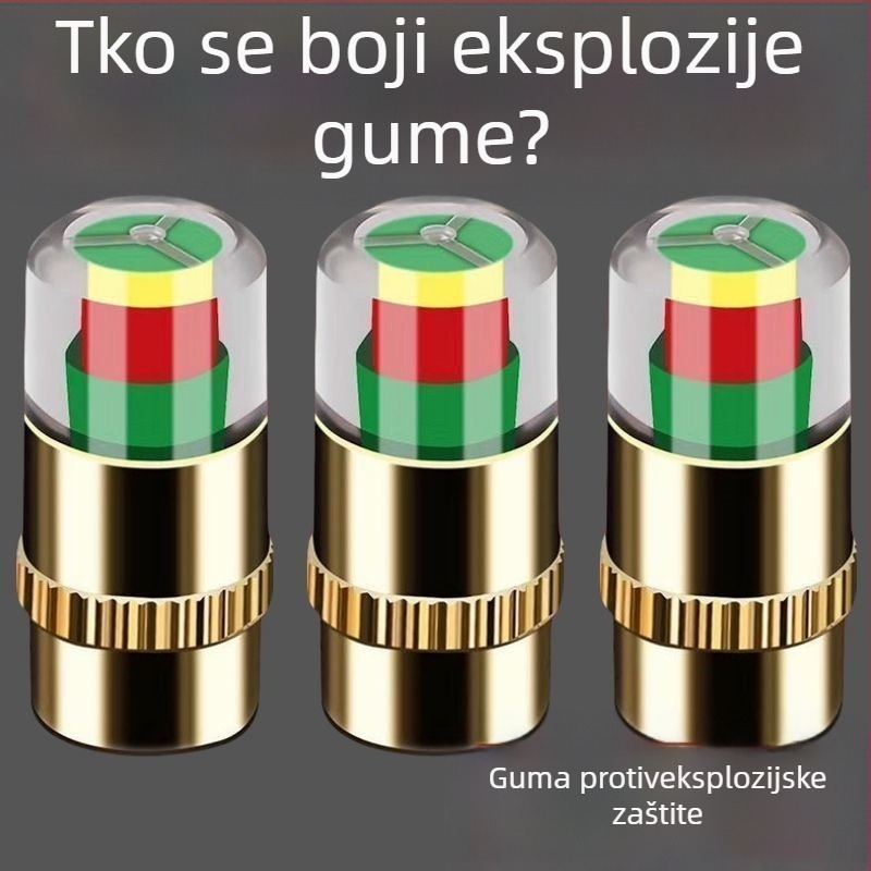 Kapa za nadzor tlaka u gumama - Prijenosna TPMS kapica za ventile (Brand: Powerful Factory)