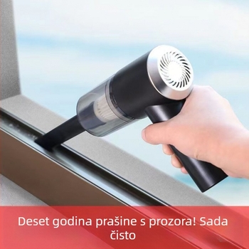 Visoko učinkoviti bežični usisavač za auto i dom, kompaktni ručni model