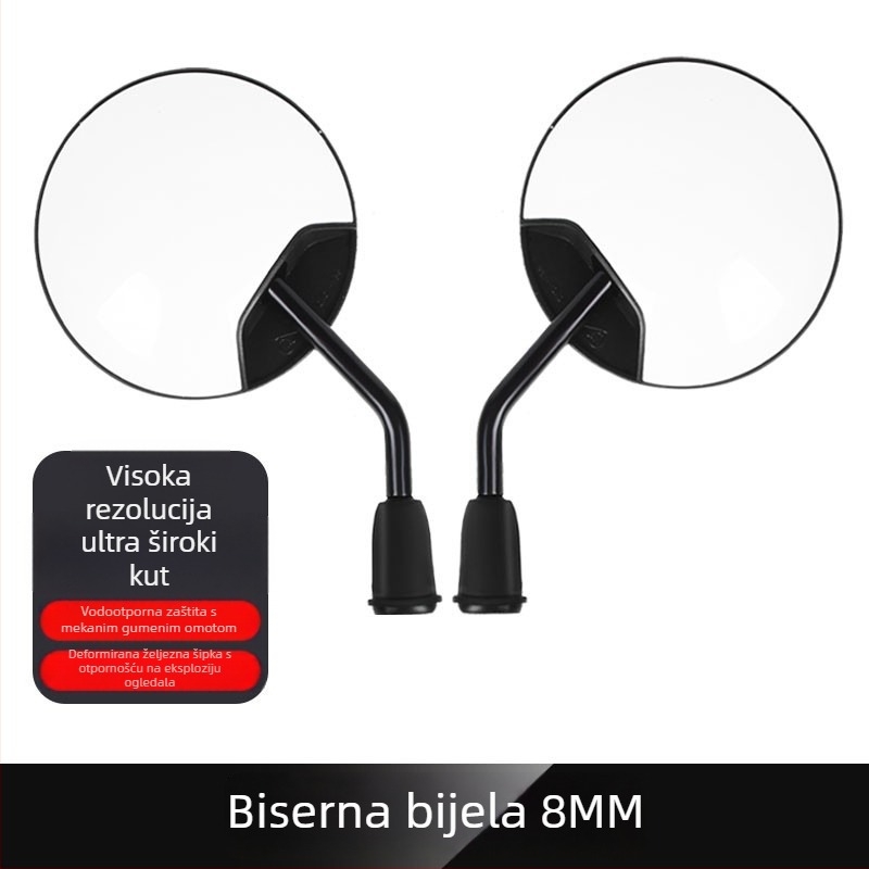 Zadnje ogledalo za električni automobil — konstrukcija od ABS, gume, metala i stakla; Napon: Nema; Marka: Feng Yan