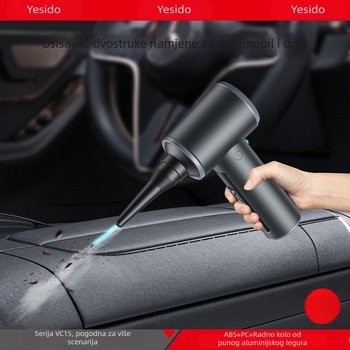 Yesido bežični višenamjenski usisavač, ručni, snažan usis, za dom i automobil, 2-u-1 usisavač i mop