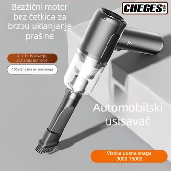 Prijenosni bežični usisivač za automobil s usisom 16000 Pa, 120 W, 220 V