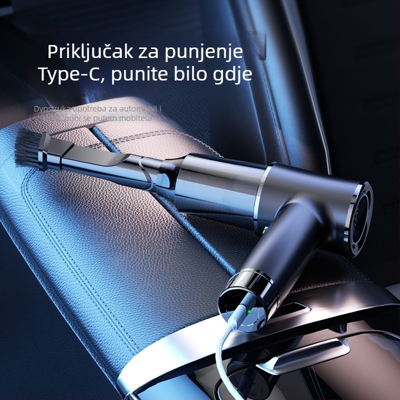 Bežični ručni usisavač za kuću i automobil, snažno usisavanje, velika snaga